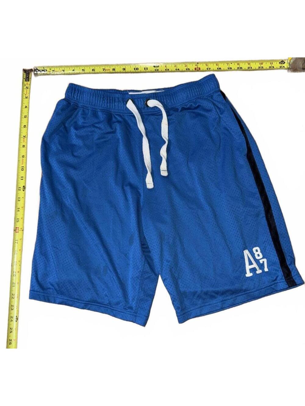 Vintage Aeropostale Blue Athletic Mesh Shorts Medium